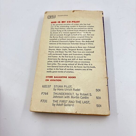 God is My Co-pilot, By Col. Robert L. Scott, PB 1957 printing - Picture 3 of 6